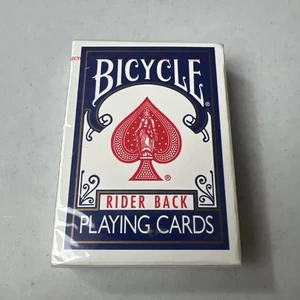 Bicycle Rider Back Playing Cards, Poker 808, Blue Color, Sealed Vintage Unopened - Picture 1 of 5