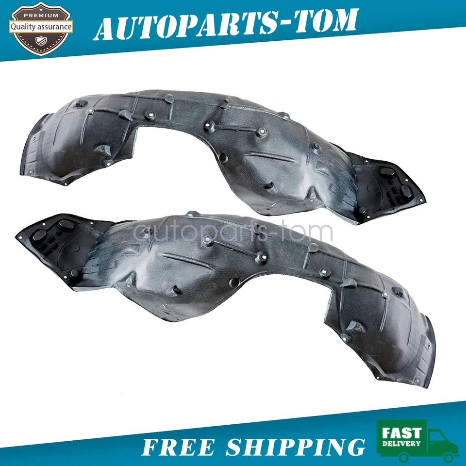 For 2019-2021 Honda Civic Sedan 2PCS Left & Right Side LH RH Fender Liner Set - Image 1 of 4