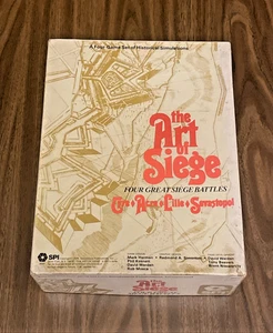 The Art of Siege Quad | 1978 | SPI {UNPUNCHED - COMPLETE} VERY RARE - Picture 1 of 10