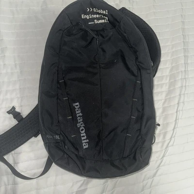 Patagonia Black ATOM 18L Backpack. Global Engineering Summit - Image 1 of 4