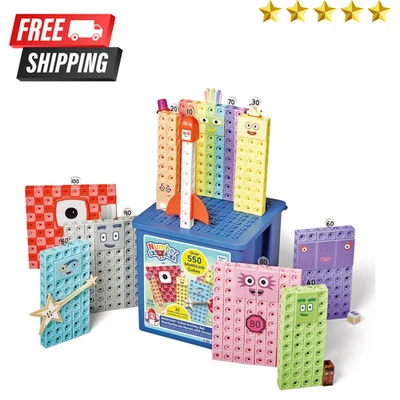 Numberblocks Mathlink Cubes Set Kids Educational Toys Preschool Learning - Image 1 of 4