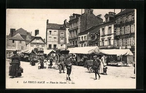 CPA La Ferté-Macé, Place du Marché 1929 - Picture 1 of 2