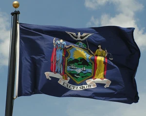 NEW YORK STATE 3x5ft FLAG new superior quality fade resist flag us seller - Picture 1 of 3