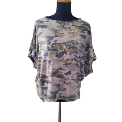 Новый Michael Stars Verna доломан рукав вязаный камуфляж свитер верхний размер M - Изображение 1 из 4