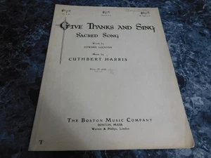 Give Thanks and Sing High in D de Cuthbert Harris - Imagen 1 de 1