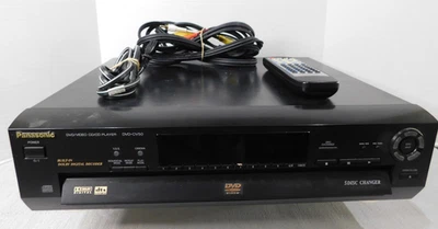 Panasonic DVD-CV50U  5 Disc CD/DVD Changer Player W/Remote Tested Works - Image 1 of 4