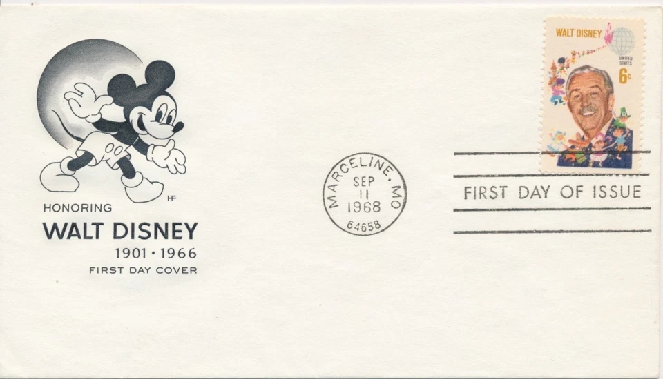 #1355 Walt Disney House of Farnam cachet First Day cover - Image 1 of 1