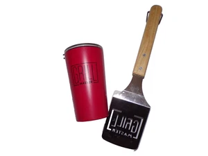 New GRILL MASTER Spatula Stainless Steel & 12 oz drink cup & lid tub4cl - Picture 1 of 7