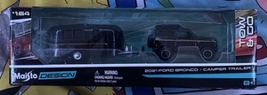 maisto 1/18 ford bronco 2021 / Camper Trailer - Picture 1 of 2