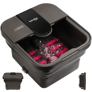 Masajeador de pies spa con burbujas de calor temperatura ajustable pedicura pies remojo pies - Imagen 1 de 4