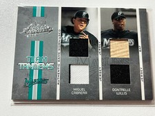 2005 Playoff Absolute Memorabilia MIGUEL CABRERA TEAM TANDEMS GAME USED /125