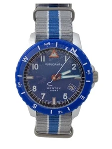 Kentex Yuru Camp Collaboration Watch Shima Rin Model  S805M-03 (Blue & White) - Picture 1 of 5