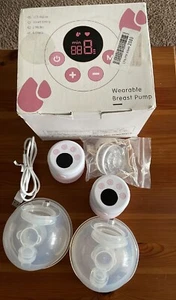 Double Wearable Breast Pump Hands Free Electric Suction Milk Feeding TSRETE NEW  - Picture 1 of 6