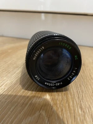 ITOREX MC 80-200mm 1:4.5 F=80-200 Camera Lens #806318 - Image 1 of 4