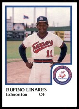 1986 ProCards Minor League Rufino Linares Edmonton Trappers #18