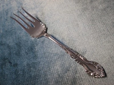 NEW CENTURY Small Serving Fork Rogers ART NOUVEAU Silverplate 1898 No Monogram - Image 1 of 4