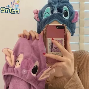 Asciugamano turbante capelli Lilo & Stitch - Foto 1 di 8