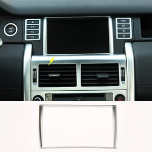 Kit For Land Rover Discovery Sport 2015-19 GPS Navigation Panel Cover ABS Silver - Picture 1 of 12
