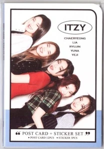 ITZY [Cartolina 12P/Set Adesivi 3P] Collezione K-POP 202209 - Foto 1 di 3