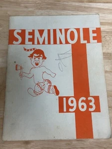1963 HOWELL L. WATKINS JUNIOR HS YEARBOOK "SEMINOLE" - PALM BEACH GARDENS, FL SC - Picture 1 of 8