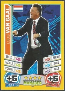 TOPPS MATCH ATTAX BRAZIL 2014 WORLD CUP- #296-NETHERLANDS-LOUIS VAN GAAL - Picture 1 of 1
