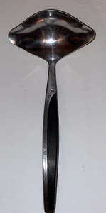 Mid Century Modern Black Flatware - Star Pattern Serving Ladle MCM Japan Deco - Picture 1 of 7