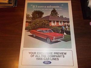 1966 Ford/Lincoln/Mercury Preview Catalog - Picture 1 of 5