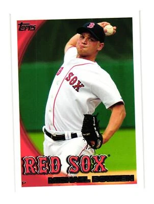 2010 Topps #499 Michael Bowden Boston Red Sox - Image 1 of 2