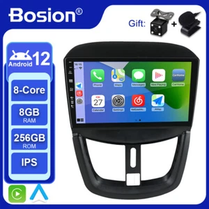 9'' Autoradio Android 14 per Peugeot 207 2006-2015 GPS NAVI WIFI Carplay 8G+256G - Foto 1 di 12