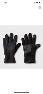BNWTS Men's Sweater Knit Pieced Gloves - C9 Champion Black L/XL
