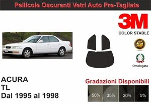 pellicola oscurante vetri Acura TL dal 1995 al 1998 kit posteriore - Imagen 1 de 1