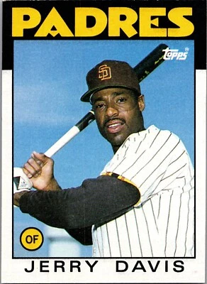 1986 Topps - #323 Jerry Davis - Image 1 of 2