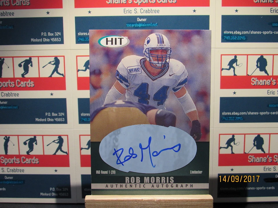 2000 SAGE HIT Autographs Emerald #45 Rob Morris - Image 1 of 1