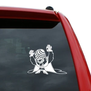 Calcomanía de vinilo Mojo Jojo | Color: blanco 5" de alto - Imagen 1 de 1