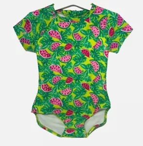 Cat & Jack Girls One-Piece Swimsuit – Watermelon Print (Size XL 14) - Picture 1 of 5
