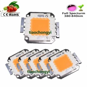 10X 100W 380-840nm Full Spectrum High Power LED Chip Grow Light for hydroponics - Picture 1 of 5