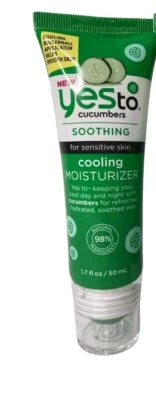 Yes to Cucumbers Moisturizer Soothing Cooling Sensitive Skin Natural Fast Ship - Image 1 of 4