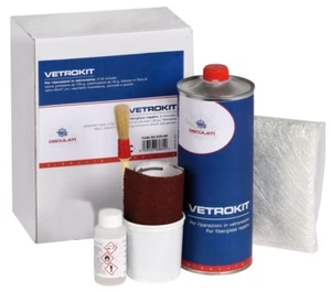 Kit Réparation Fibre De Verre Résine Bateau Entretien Petit Travaux Bateau - Imagen 1 de 4