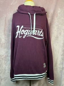 Harry Potter Girls Maroon Shrug Drawstring Pullover Hogwarts Sweater Size Large - Picture 1 of 7