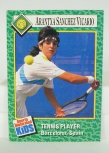 1990 Perforated Sports Illustrated For Kids Card Arantxa Sanchez Vicario #130 