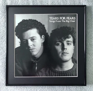 TEARS FOR FEARS Songs From The Big Chair (Framed Original 1985 U.S. LP Cover) - Picture 1 of 2