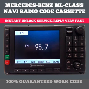 MERCEDES-BENZ ML-CLASSE ML320 ML350 ML430 ML500 ML55 Cassetta codice radio navigatore - Foto 1 di 1