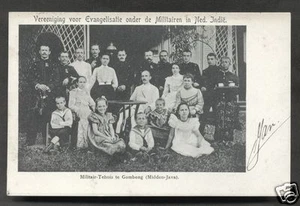 Gombong Military Home KNIL Soldiers Java Indonesia ca 1899 - Picture 1 of 1