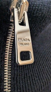 Prada Strickjacke Schurwolle gr.52 blau selten getragen - Bild 1 von 11