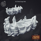 3D Printed Cast n Play Undead Pirate Escape Boat 28mm 32mm D&D