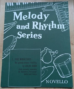 Melody and Rhythm Series 1. Five Miniatures by Colin Hand - Picture 1 of 2