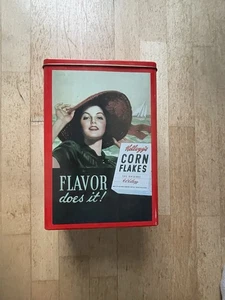 Kellogg's Nostalgie Vorratsdose für Cornflakes Retro Dose Top Wie Neu Vintage - Bild 1 von 6
