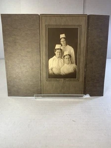 C. 1910 Newton Kansas Antique Image Photo Hospital Nurses In Uniform Vintage - Picture 1 of 12