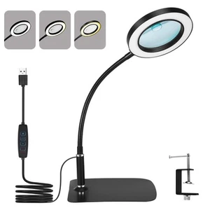 20x 10x Lupe mit Licht und Ständer, Lupenleuchte mit 72 LEDs, 3 - Bild 1 von 5