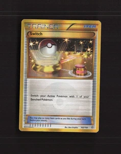 Switch 163/160 Primal Clash Gold Secret Rare Holo Pokemon Card DMG - Picture 1 of 10